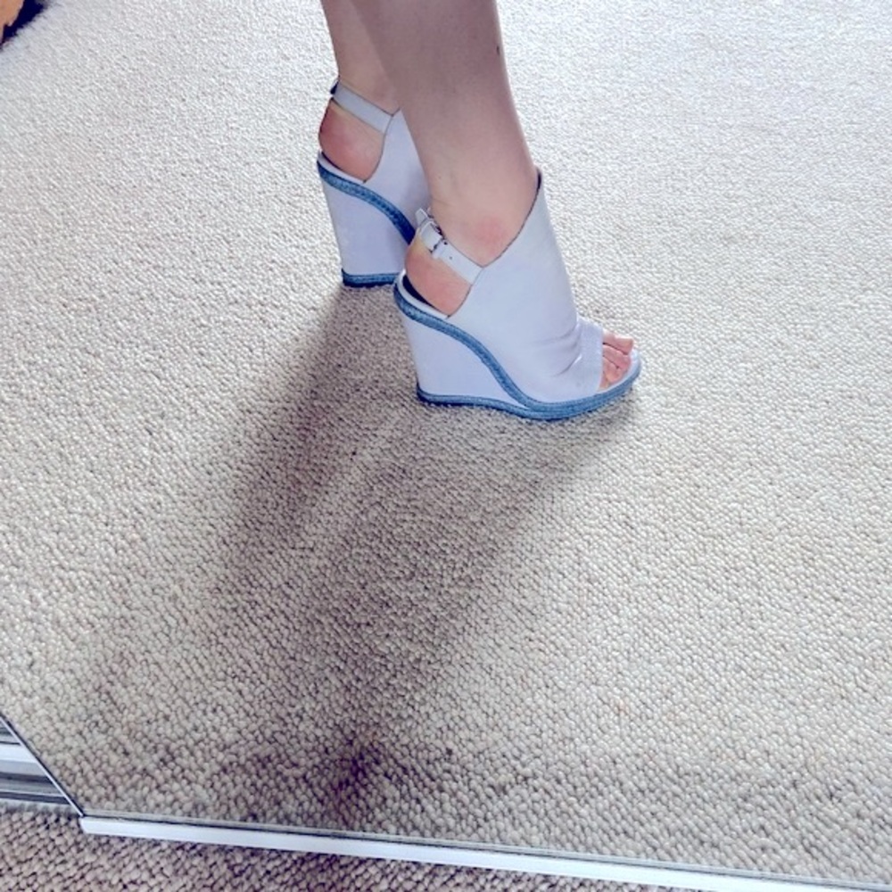 BALENCIAGA slip on wedge heels size 9